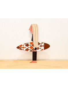 Egurra "Idoia" by Mikel Casal. Wooden figure