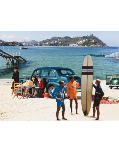 Collage "The family beach" de Lance - Reproducciones A4 y A3