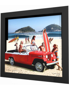 "Surfers paradise" collage 3D enmarcado de Malone