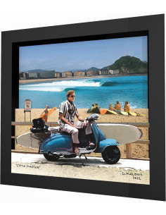 "Style master" framed 3d collage by Malone