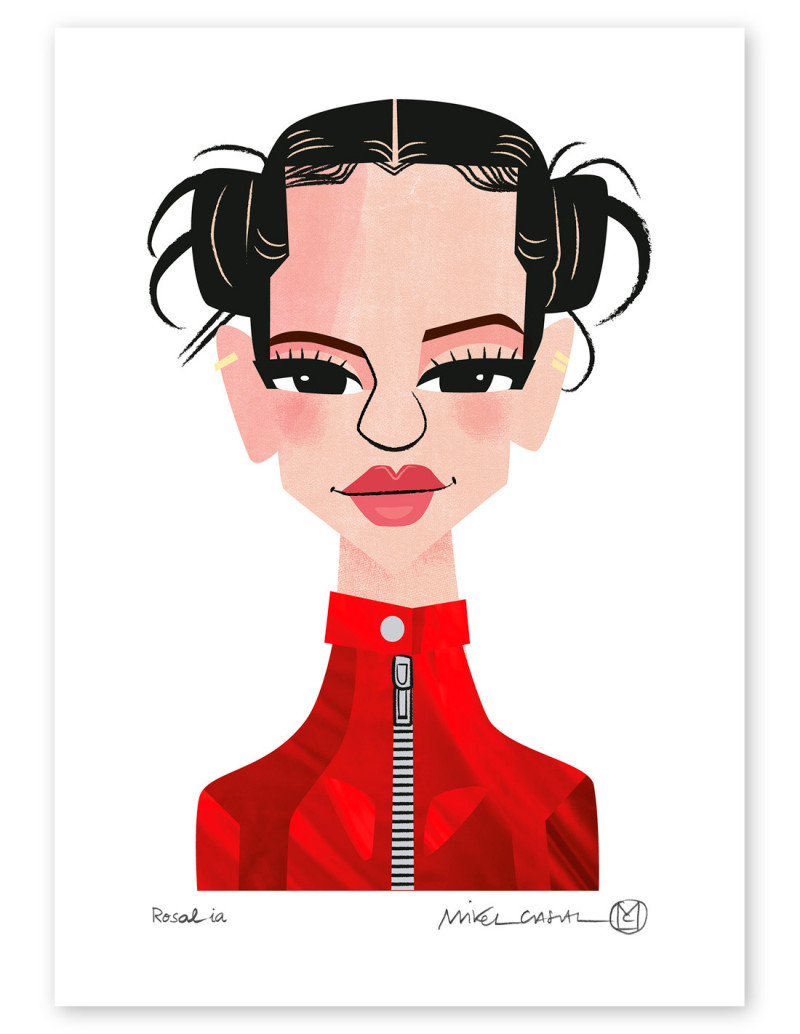 Illustration "Rosalia" by Mikel Casal. Signed...