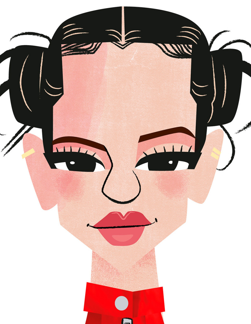 Ilustración "Rosalia" de Mikel Casal....