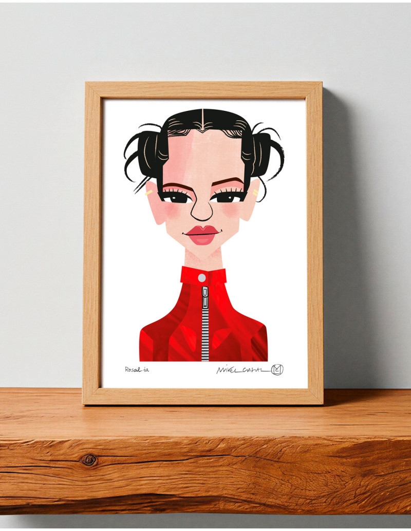 Illustration "Rosalia" by Mikel Casal. Signed...