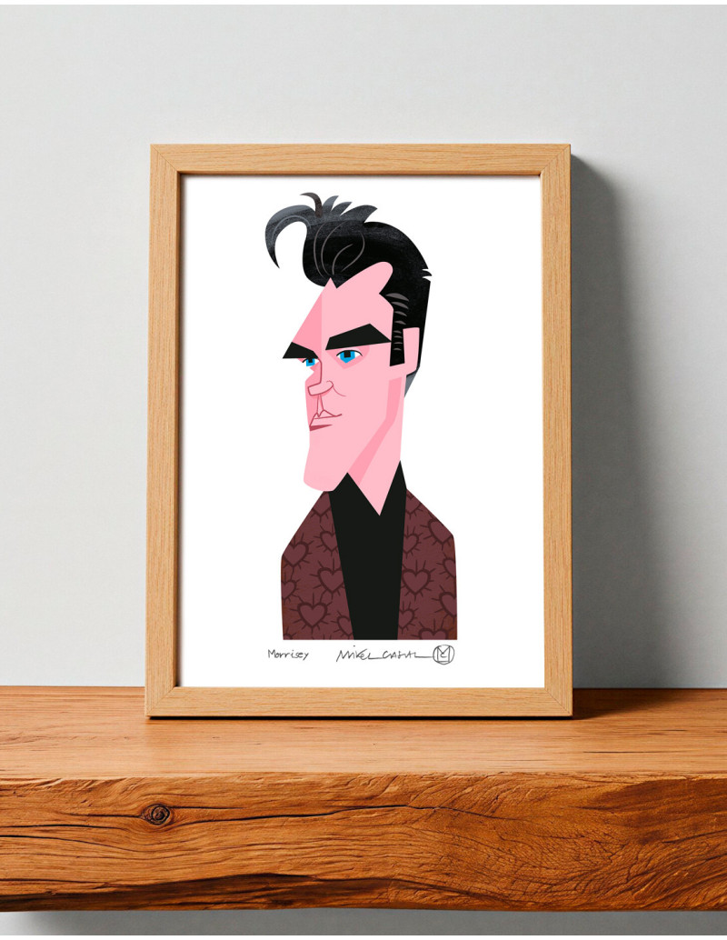 Illustration "Morrissey" by Mikel Casal. Signed...