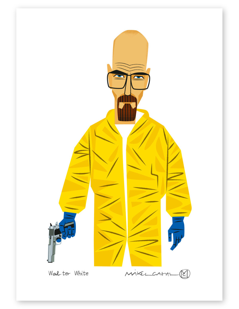 "Walter White" by Mikel Casal. Signed A5...