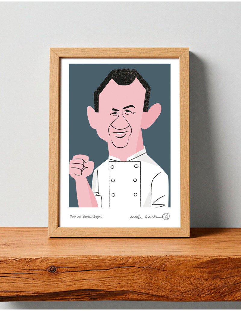 Ilustración "Martín Berasategi" de Mikel Casal....