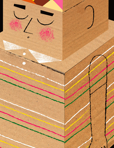 Ilustración "Malamemoria" de Mikel Casal. Reproducción A4 firmada