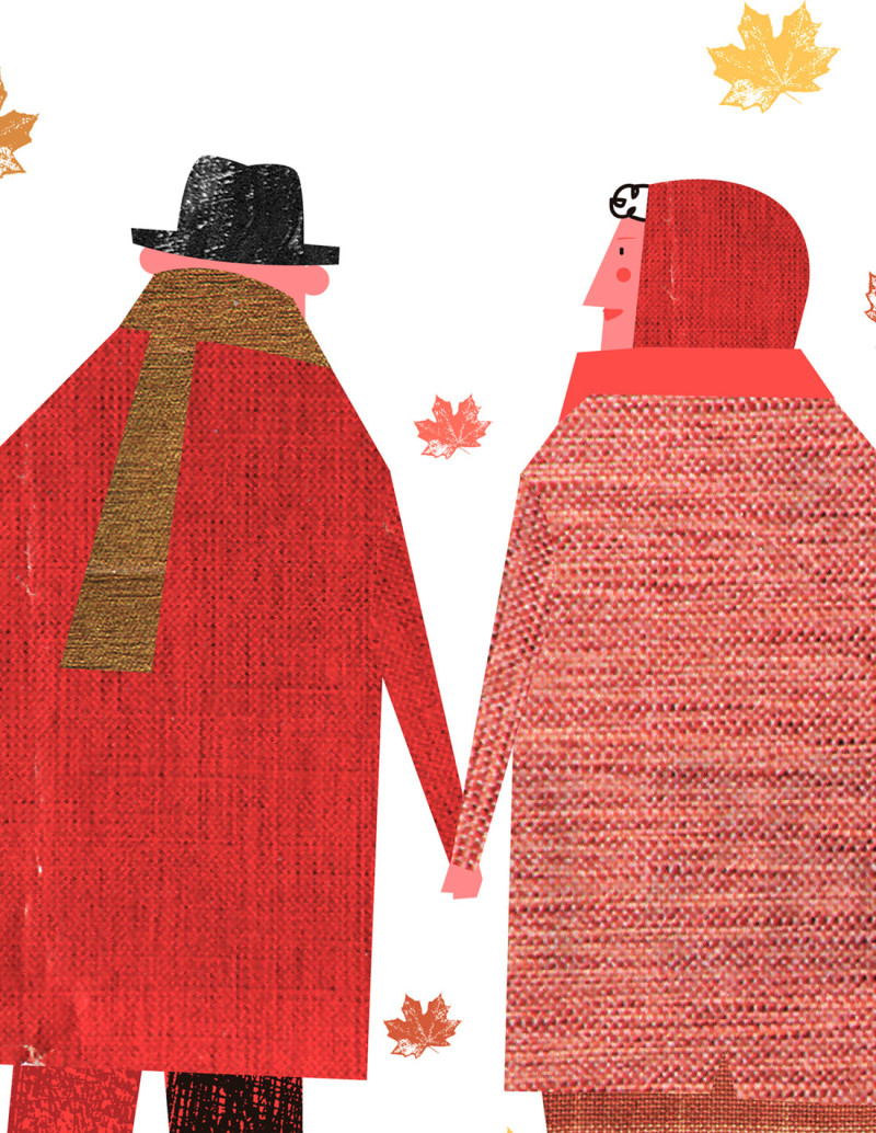 Ilustración "Otoño" de Mikel Casal....