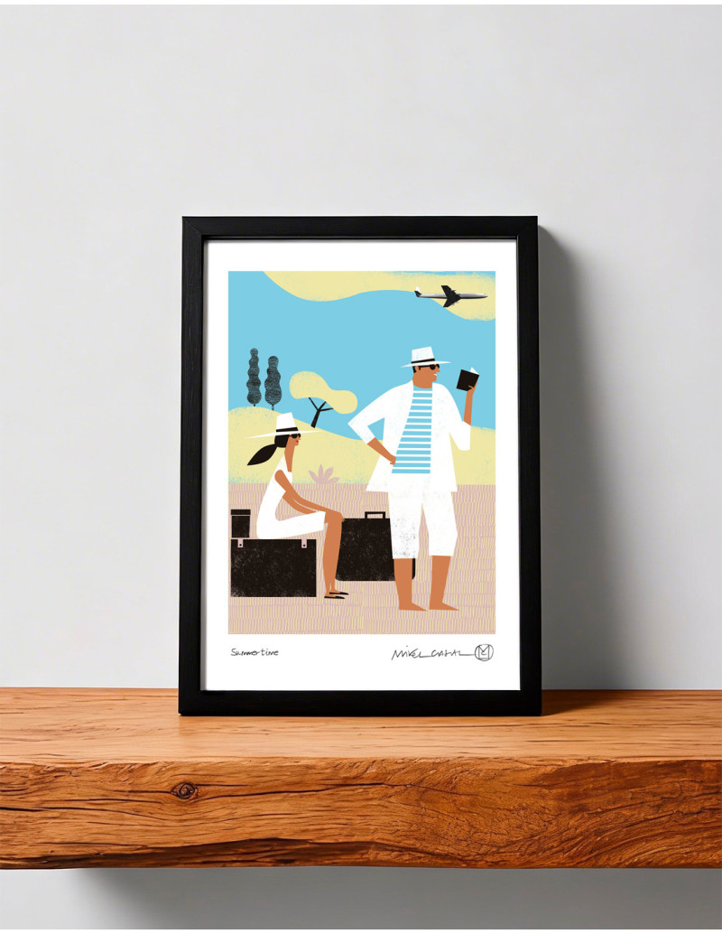 Ilustración "Summer time" de Mikel Casal....