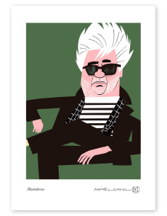 Ilustración "Almodovar" de Mikel Casal. Reproducción A5...