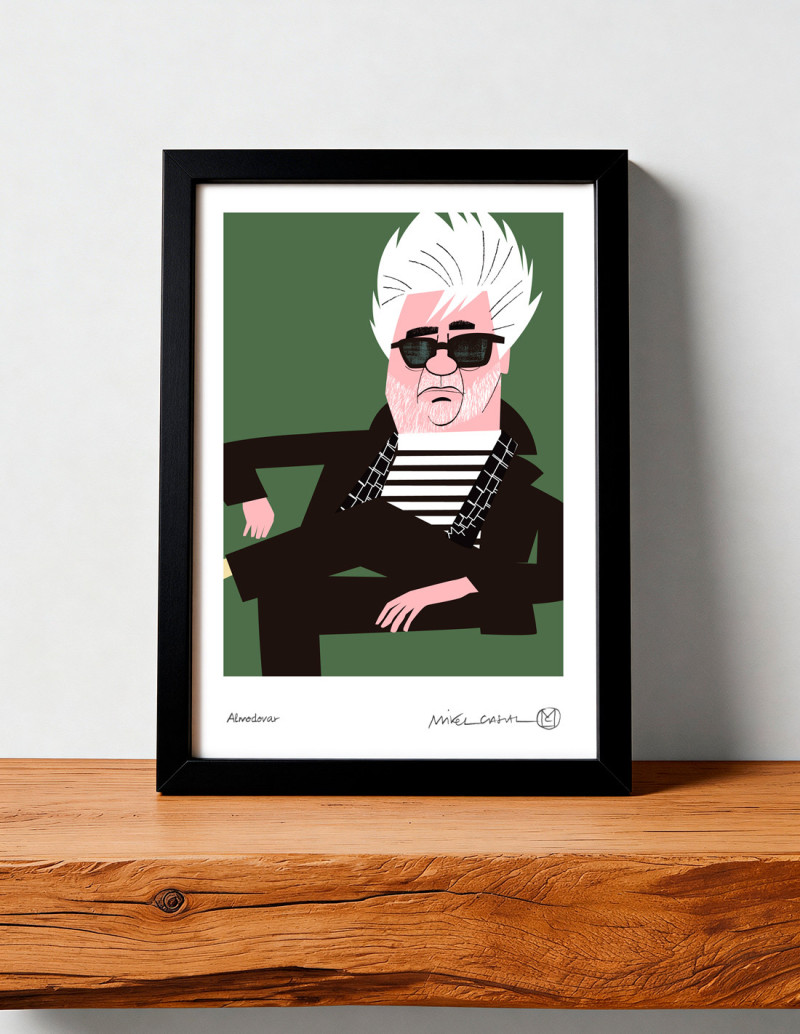 Illustration "Almodovar" by Mikel Casal. Signed...
