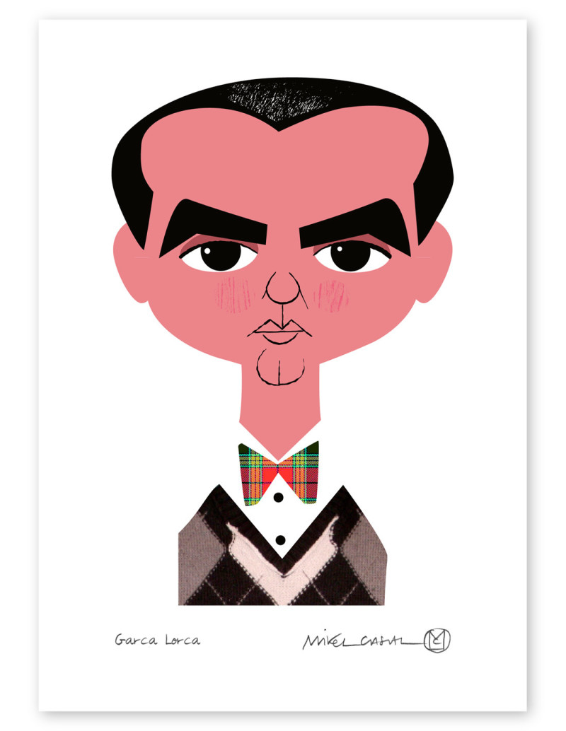 Ilustración "Lorca" de Mikel Casal....