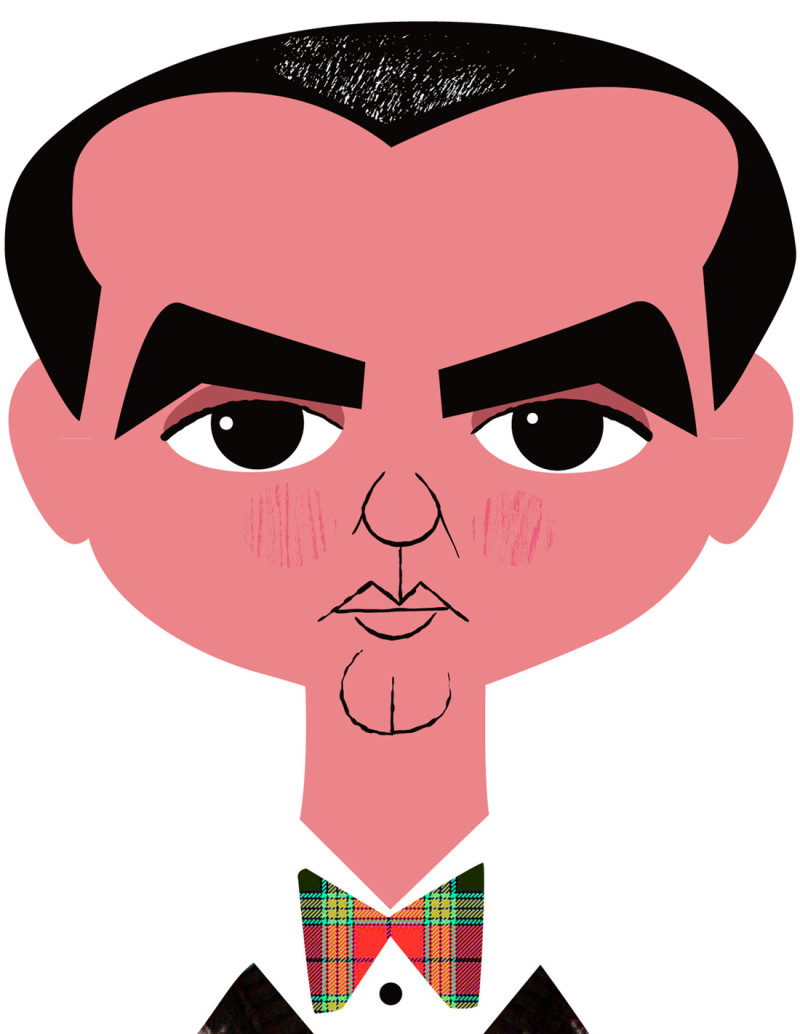 Ilustración "Lorca" de Mikel Casal....