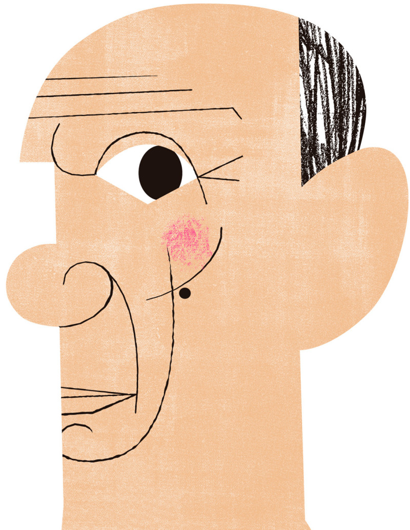 Illustration "Pablo Picasso" by Mikel Casal....