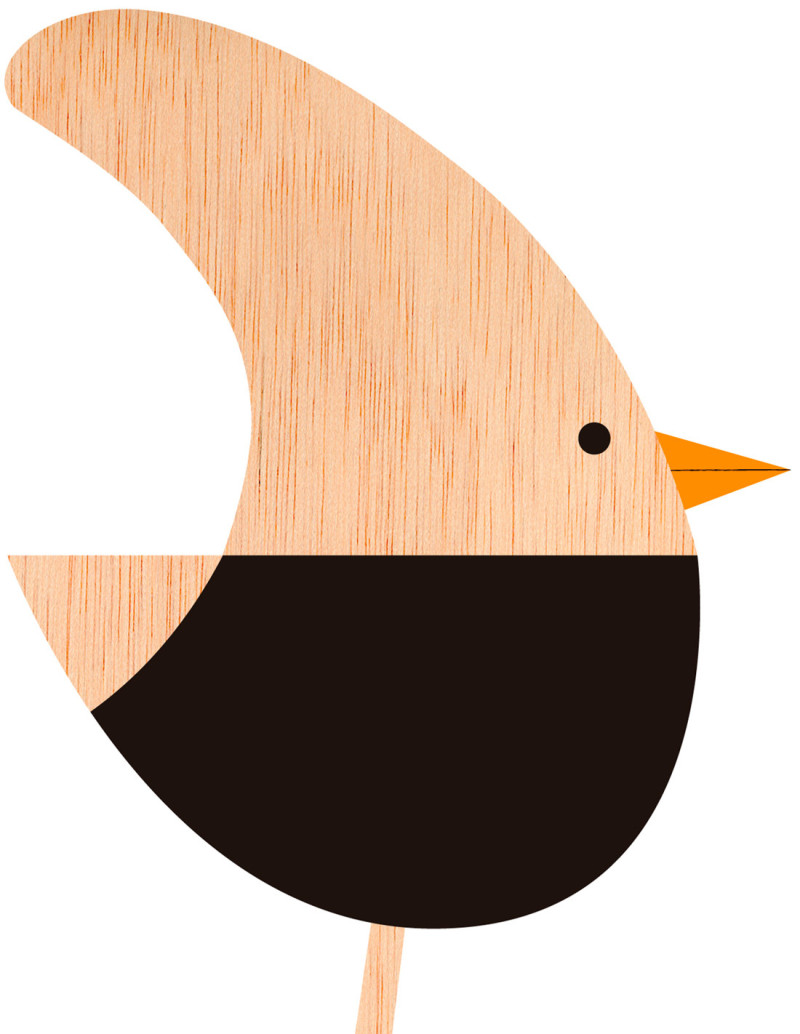 Ilustración "Single Bird"  de Mikel Casal....
