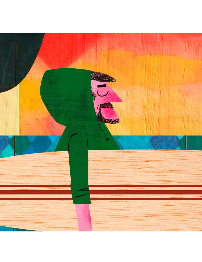 Ilustración "Sunday" de Mikel Casal....