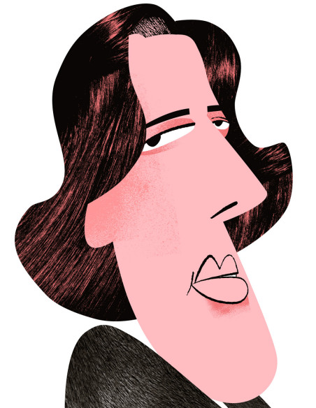Illustration "Wilde" by Mikel Casal. Signed A5 reproduction
