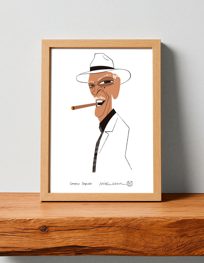 Ilustración "Compay" de Mikel Casal....
