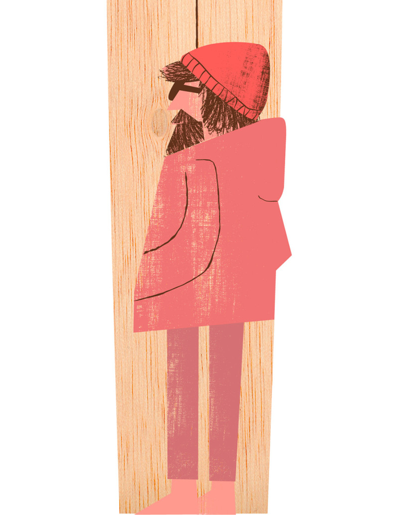 Ilustración "Txanogorri" de Mikel Casal....