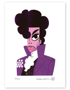 Illustration "Prince" by Mikel Casal. A5 and A3 signed...
