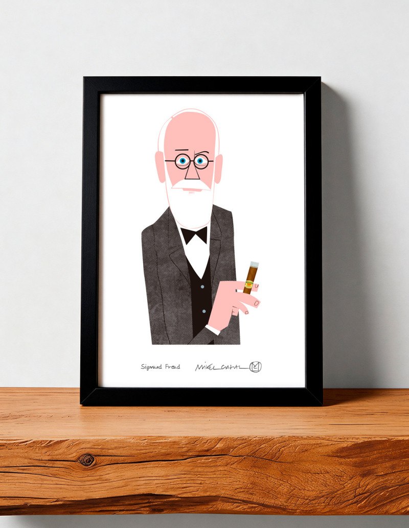 Ilustración "Freud" de Mikel Casal....