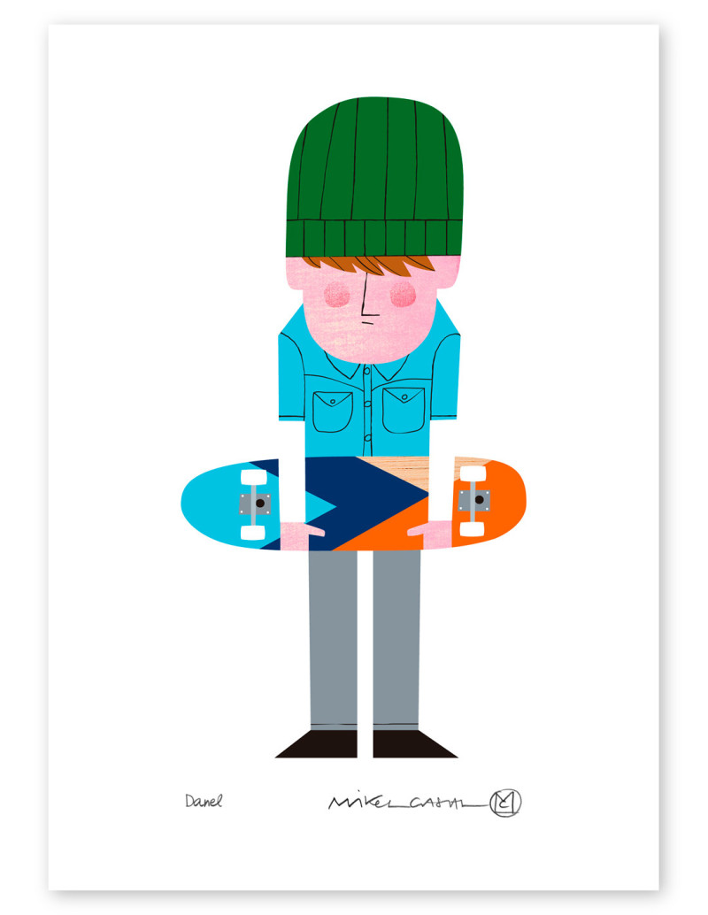 Ilustración "Danel" de Mikel Casal....