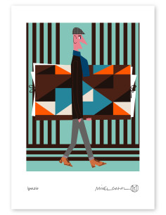 Illustration "Ignazio" by Mikel Casal