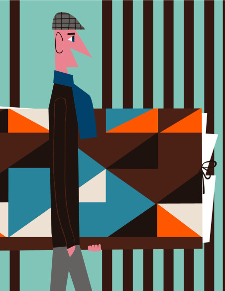 Ilustración "Ignazio" de Mikel Casal.