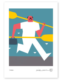 Illustration "Josean" by Mikel Casal