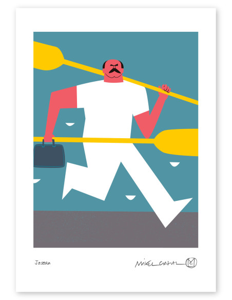 Illustration "Josean" by Mikel Casal