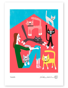 Ilustración "Daniela" de Mikel Casal.