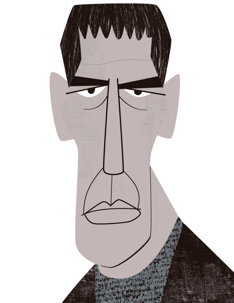 Ilustración "Frankenstein" de Mikel Casal....