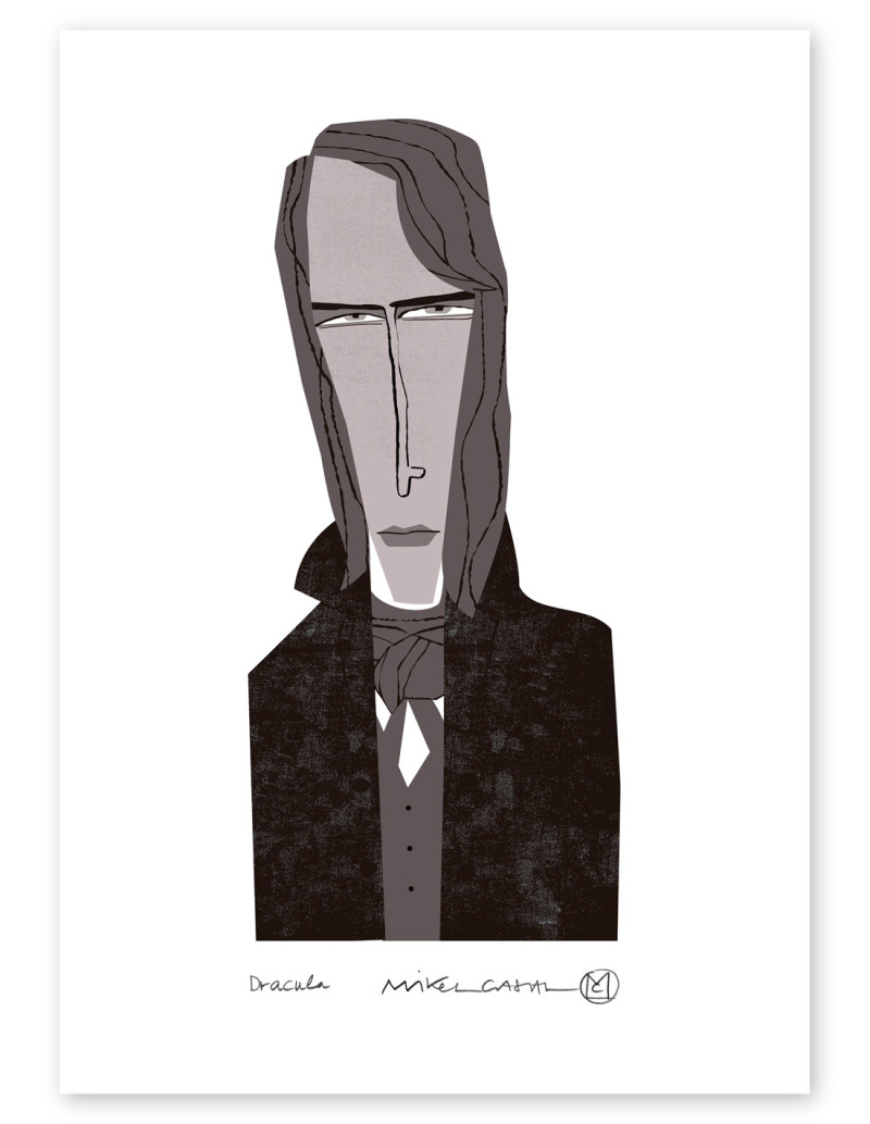 Illustration "Dracula" by Mikel Casal. Signed...