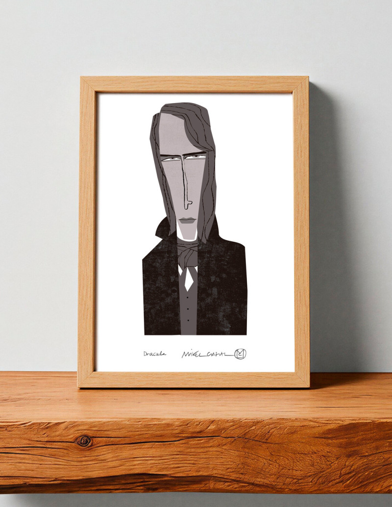 Illustration "Dracula" by Mikel Casal. Signed...