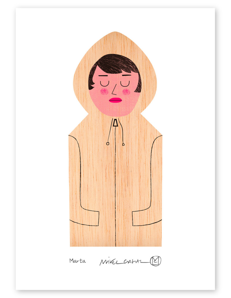 Ilustración "Marta" de Mikel Casal....