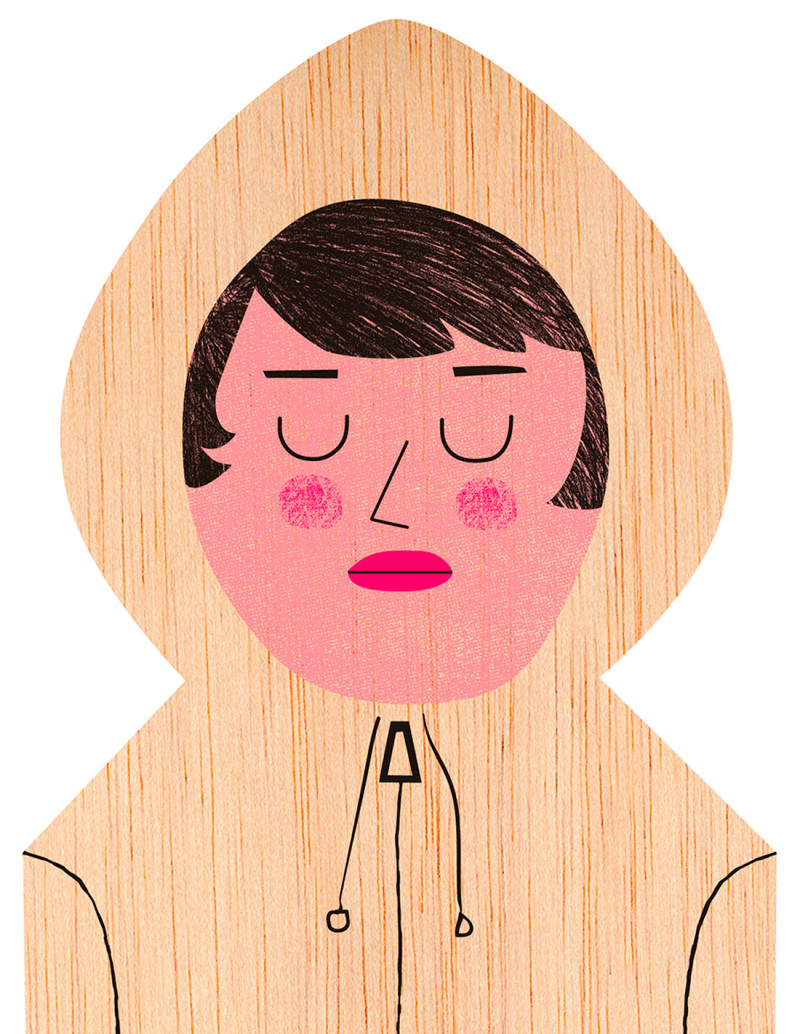 Ilustración "Marta" de Mikel Casal....