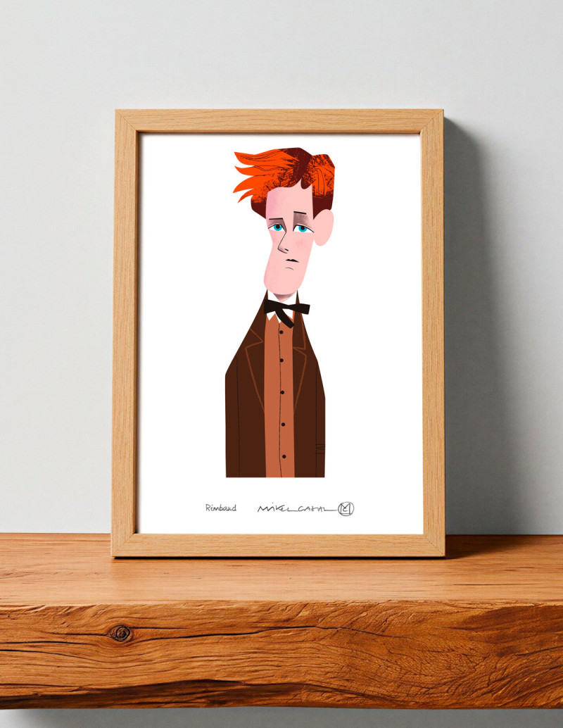 Ilustración "Rimbaud" de Mikel Casal....