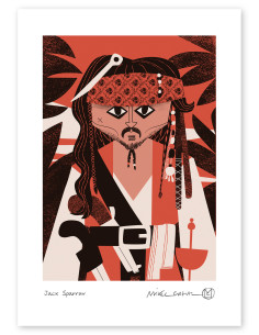 Illustration "Sparrow" by Mikel Casal. Signed A5...