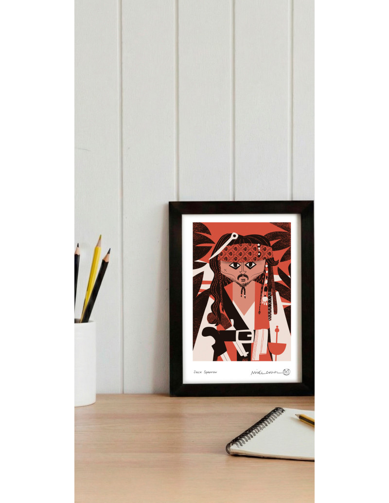 Illustration "Sparrow" by Mikel Casal. Signed...