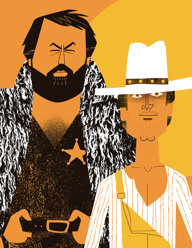 Illustration "Bud Spencer & Terence Hill" by...