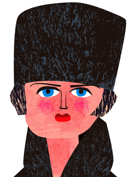 Ilustración "Anna Karenina" de Mikel Casal. Reproducción A5 firmada