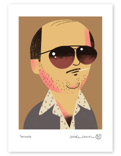 Illustration "Torrente" by Mikel Casal. Signed A5...