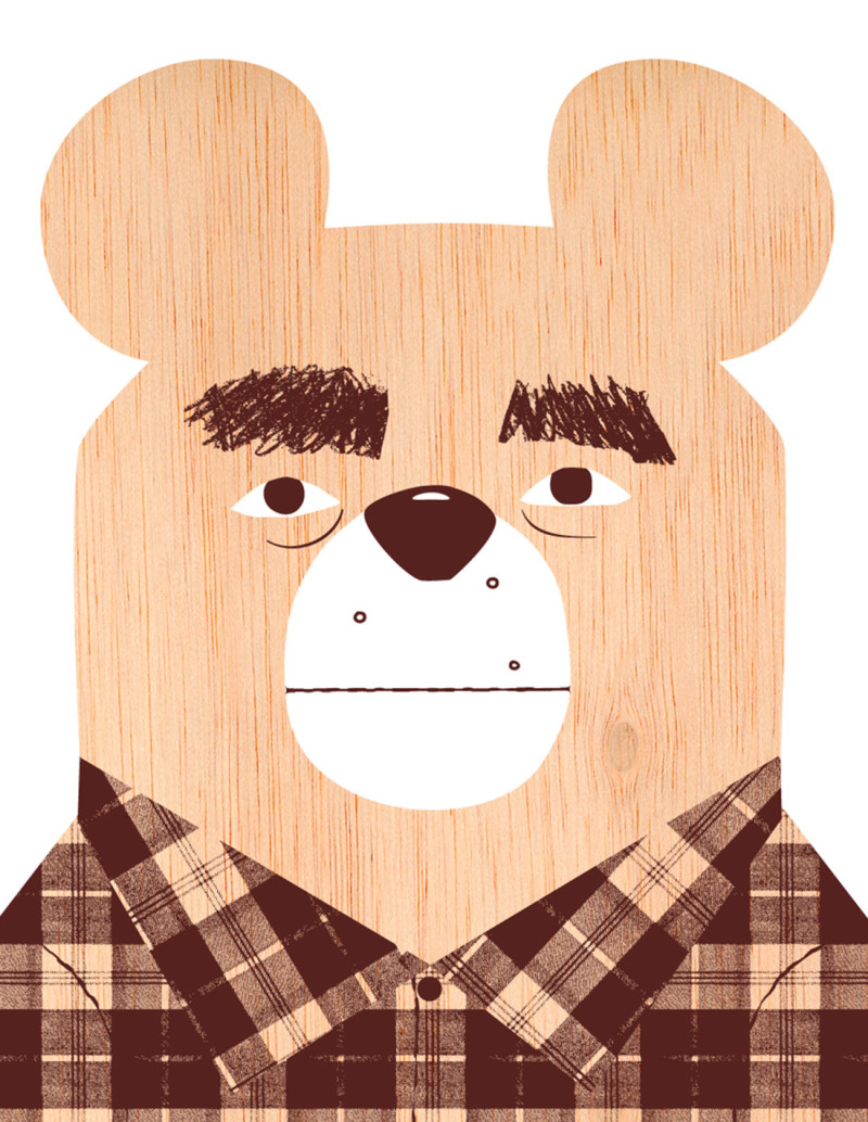 Ilustración "Bear" de Mikel Casal. Reproducción...