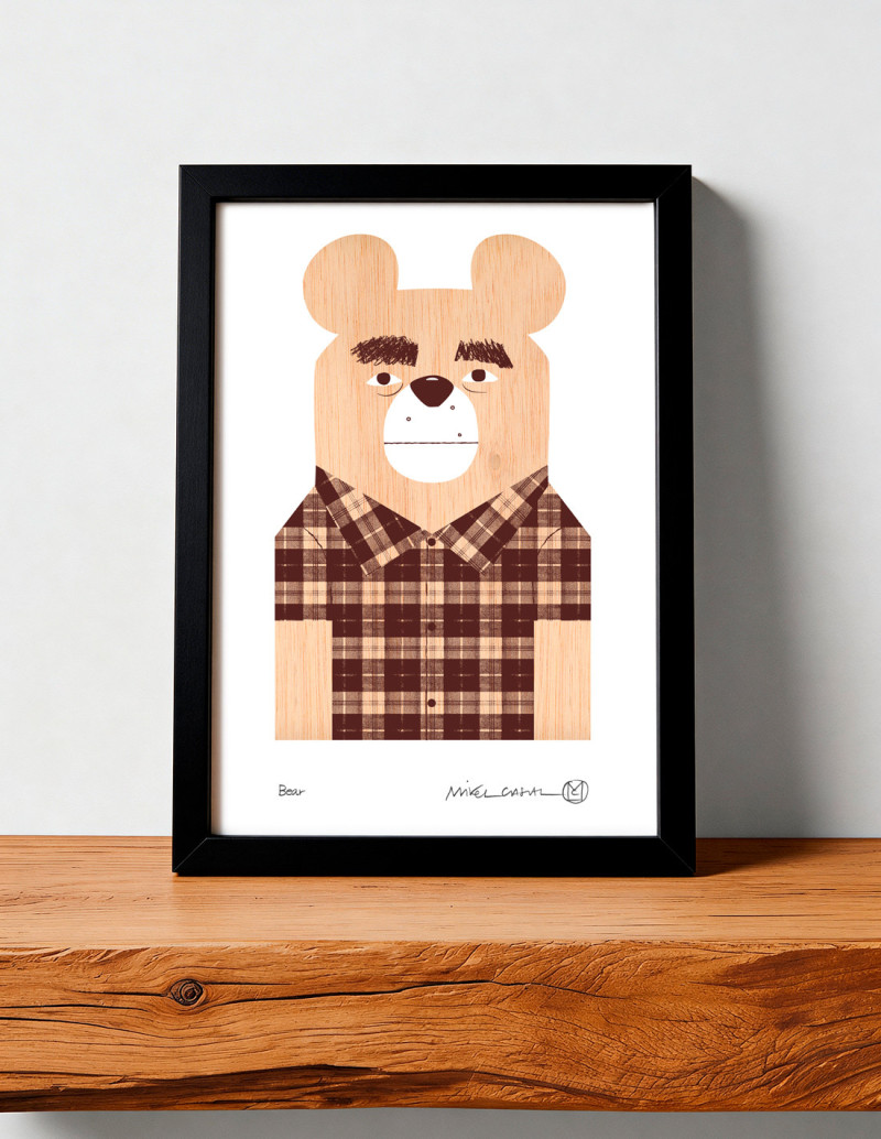 Ilustración "Bear" de Mikel Casal. Reproducción...