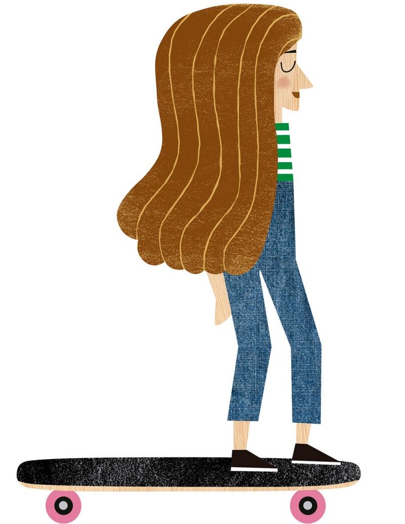 Illustration "Rocio" by Mikel Casal. Signed A5...