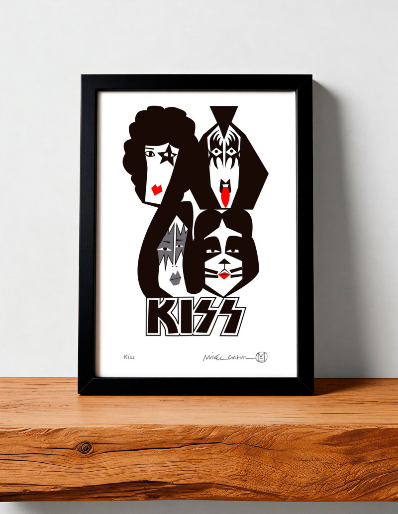 Ilustración "Kiss" de Mikel Casal. Reproducción...