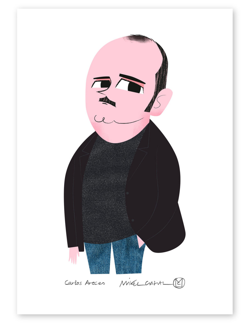 Ilustración "Carlos Areces" de Mikel Casal....