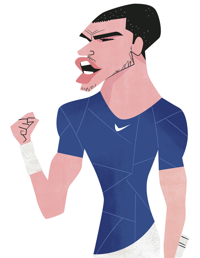 Ilustración "Alcaraz" de Mikel Casal....