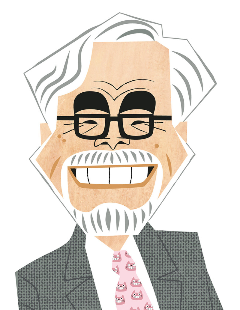Illustration "Miyazaki" by Mikel Casal. Signed...