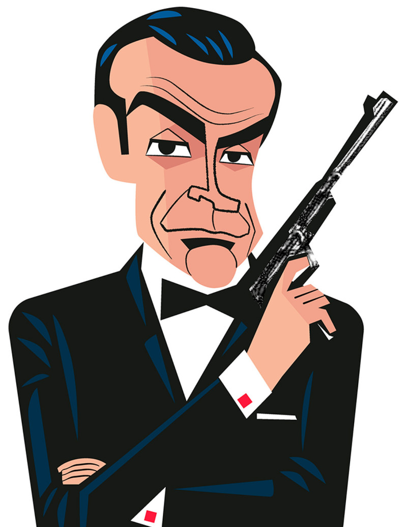 Ilustración "007" de Mikel Casal. Reproducción...